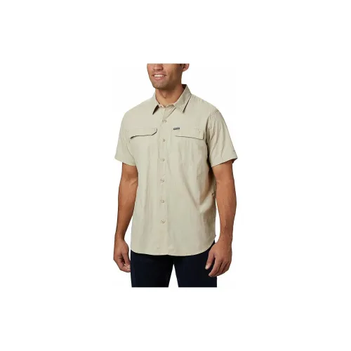 Columbia Silver Ridge Shirts Men Khaki