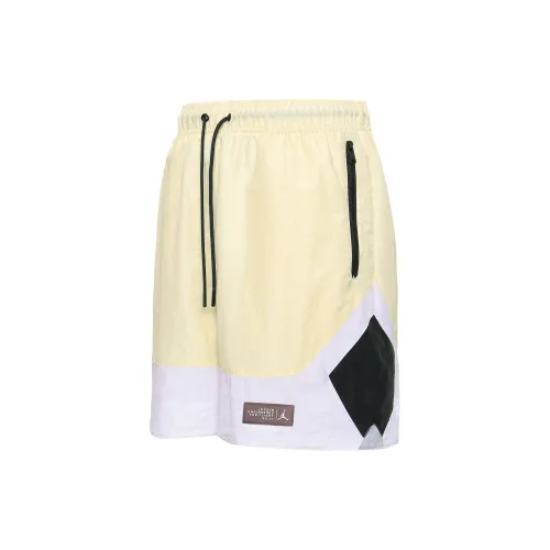 Jordan Casual Shorts Men Beach Light Yellow