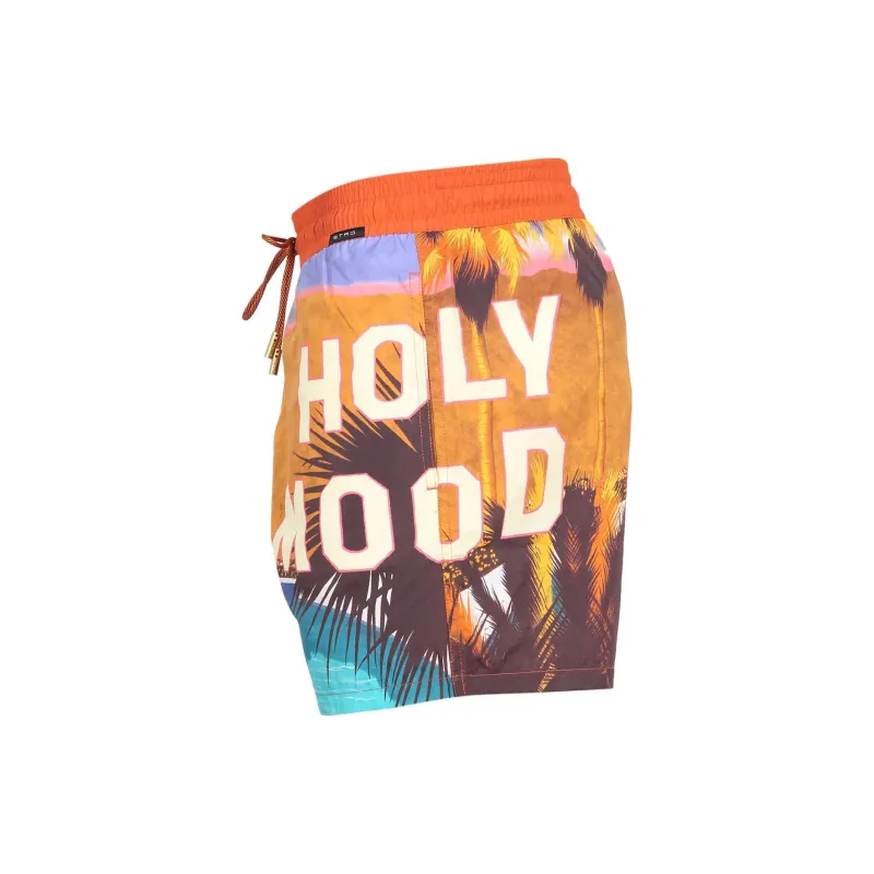 ETRO Landscape Printed Drawstring Swim Shorts-1