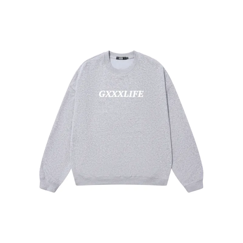 GXXX Pullover Crew Neck Sweatshirt Unisex-5