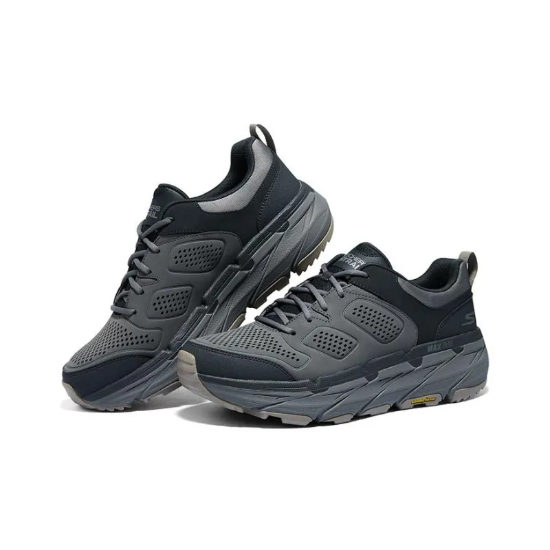 Skechers Max Cushioning Premier Sienna Trail Running Shoes 'Grey Black'-2