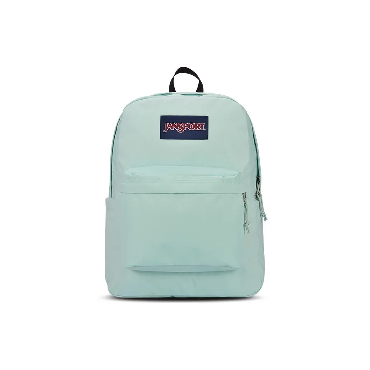 JanSport Recycled Polyester Laptop Backpack Regular Unisex Cyan Ripples-0