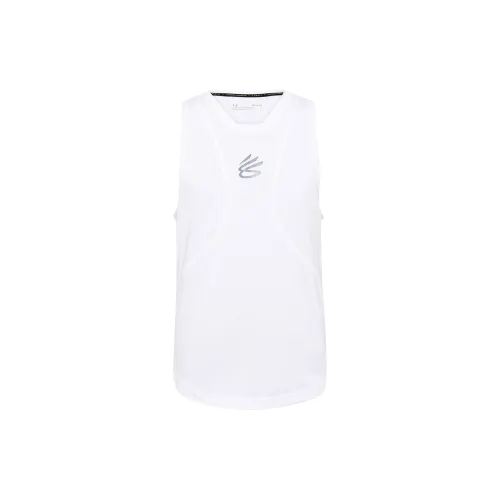 Under Armour Performance Tank Tops Men White