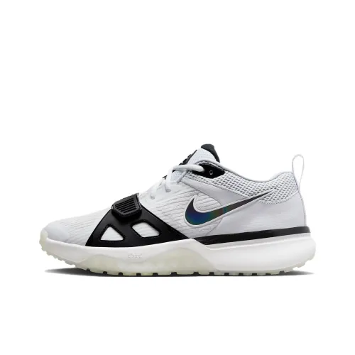 Nike Air Zoom Diamond Elite Turf 'White Iridescent - White Outlined Swoosh'