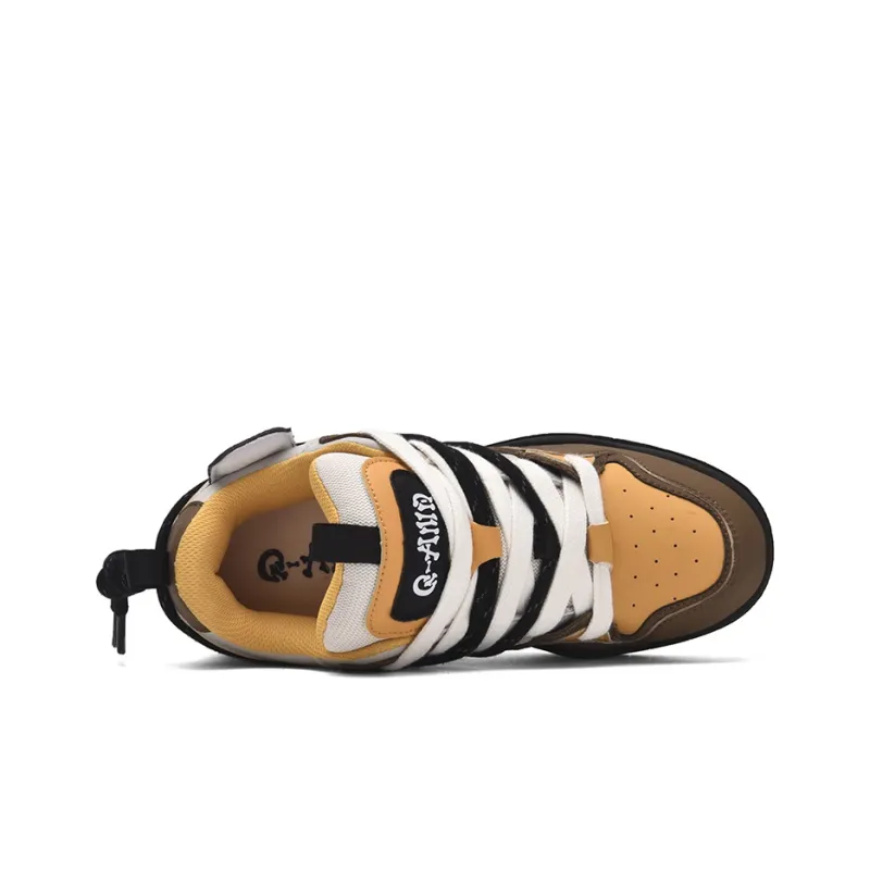 Q AND Anti Slip Wear Resistant Low Top Skateboard Shoes Unisex-2