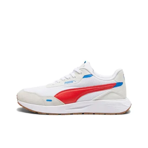 PUMA Runtamed Casual Shoes Unisex Low-Top White/Red