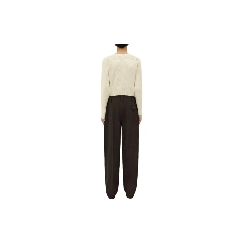 Bottega Veneta Criss Cross Pleated Pants-1
