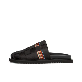 Paul Smith Rubber Sole Wrap-toe Slippers Men's Black