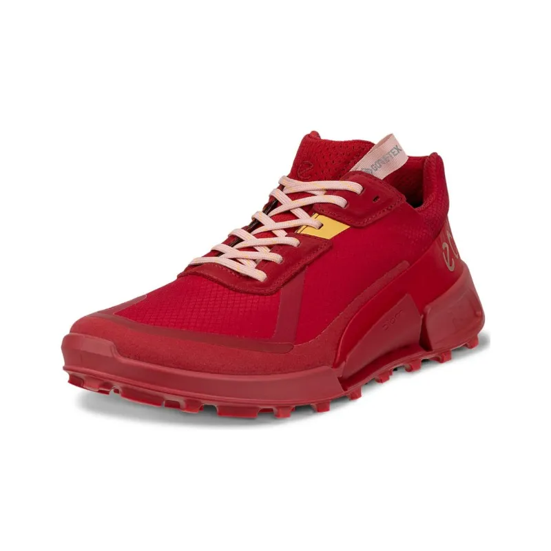 Ecco BIOM 2.1 Cushioning Wear Resistant Low Top Casual Shoes Women's Red Yellow-2