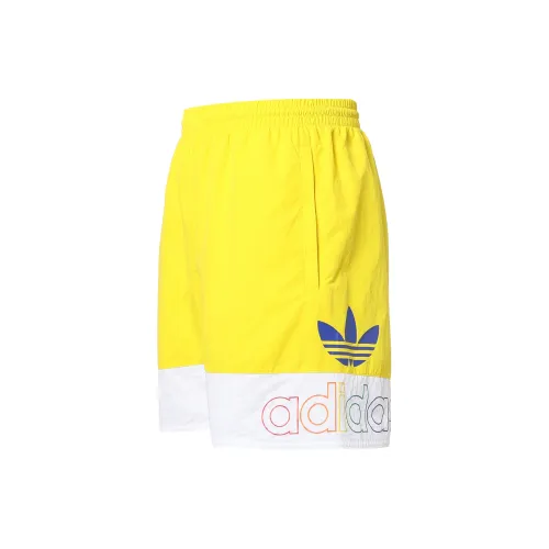 Adidas Originals Casual Shorts Men Yellow