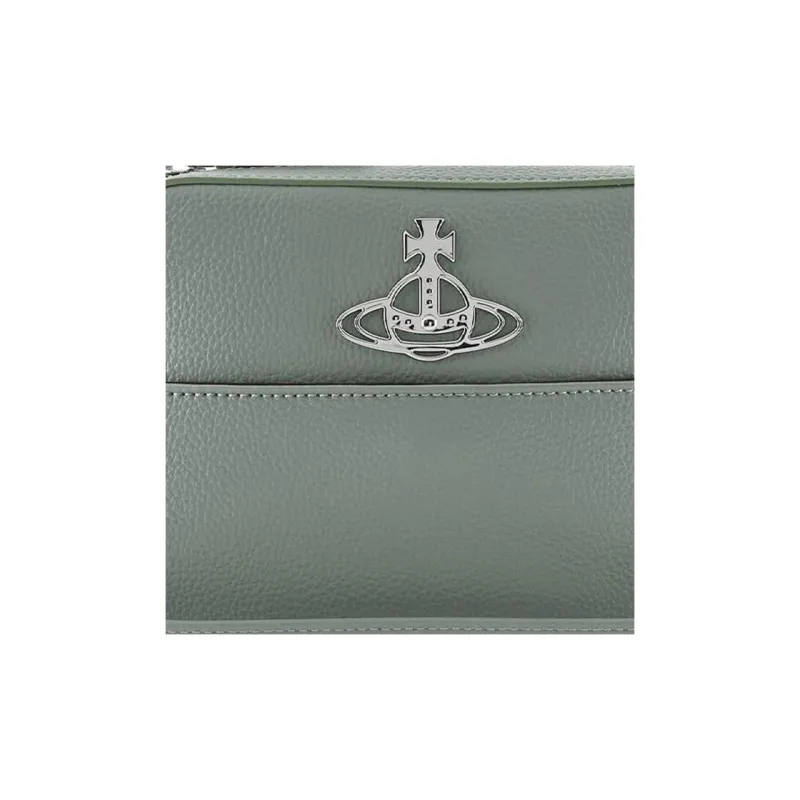 Vivienne Westwood Polyester Shoulder Bag, Crossbody Bag Regular Women's Light Green-3