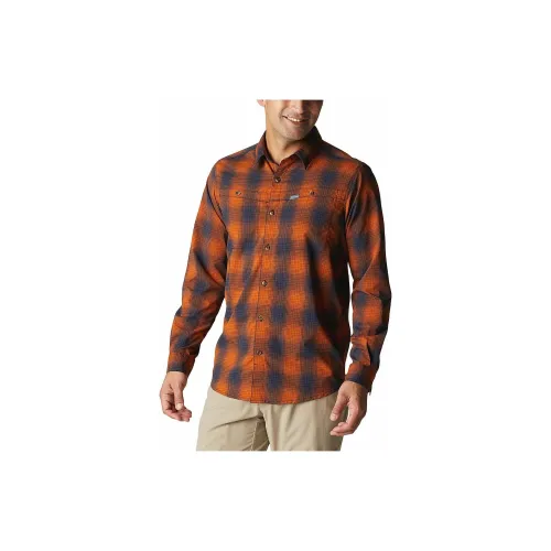 Columbia Shirts Men Warm Copper