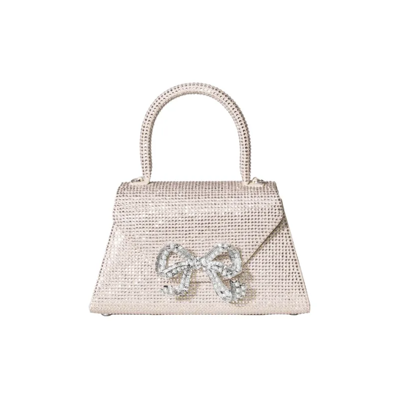Self-portrait Synthetic Leather Envelope Bag Shoulder Bag Crossbody Bag Handbag Mini Women's Champagne-0