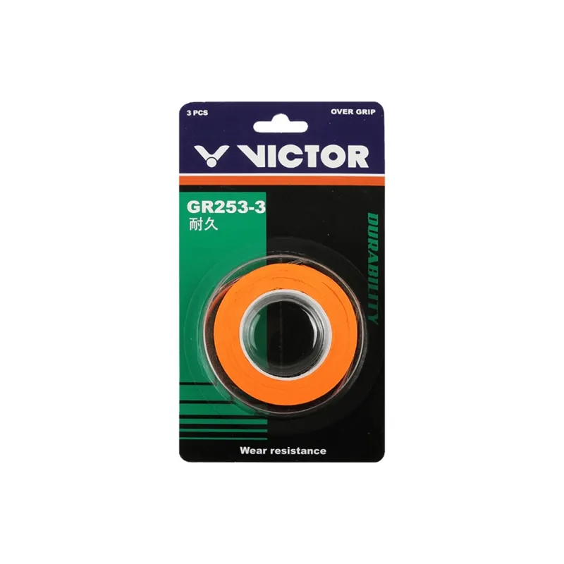 VICTOR Badminton Grip Tape Orange Polyurethane Thin-0