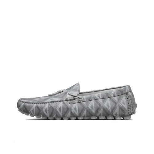 DIOR Mocassin Grey Cd Diamond Leather