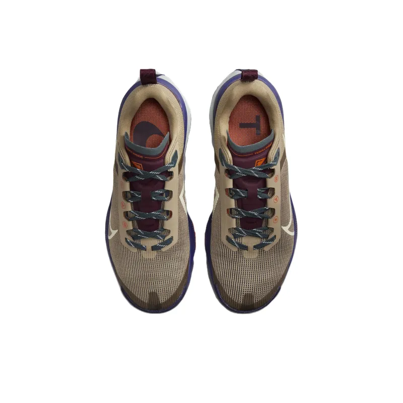Nike React Terra Kiger 9 Khaki Deep Jungle Safety Orange Sea Glass Women's-2