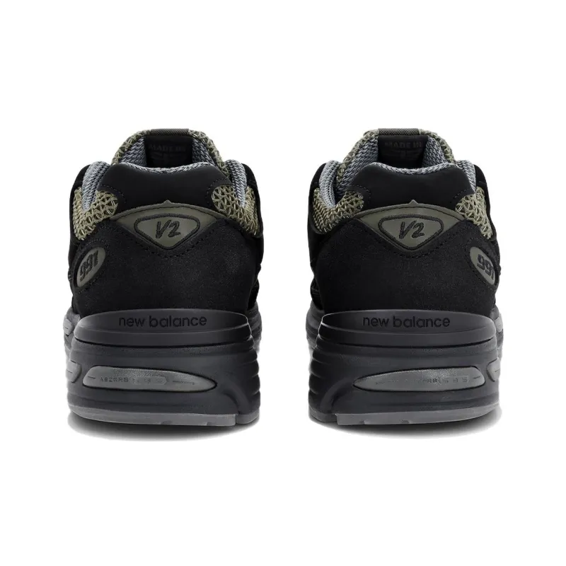 New Balance 991v2 MiUK Stone Island Black-4