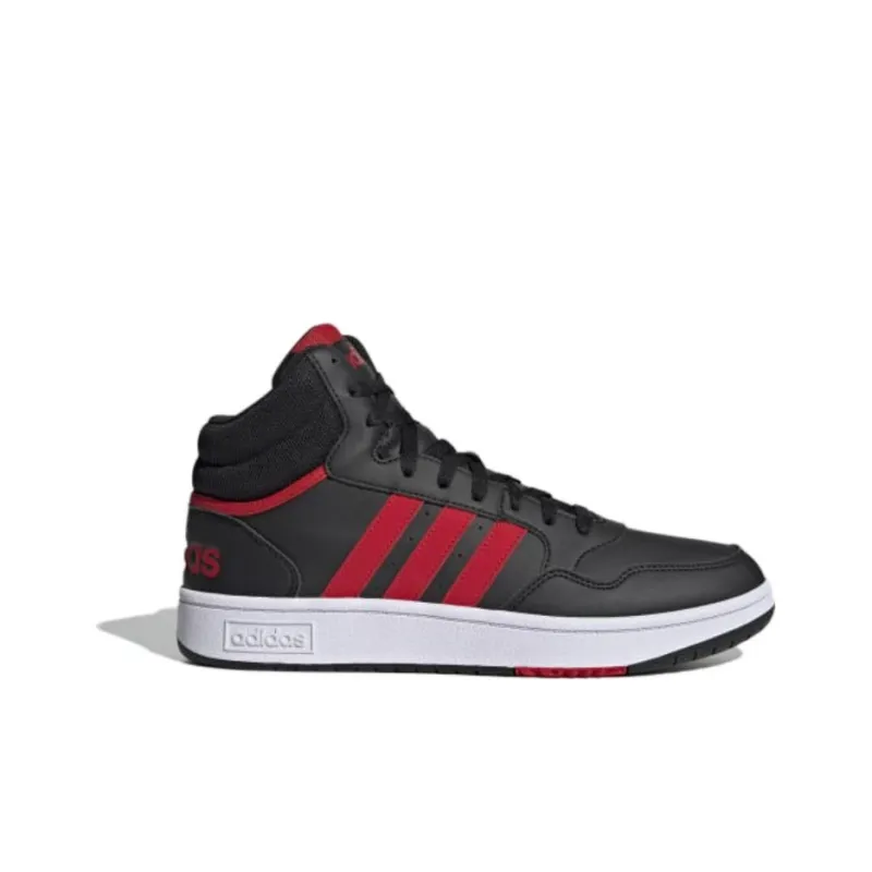 Hoops 3.0 Adidas Mid 'Black Scarlet'-1