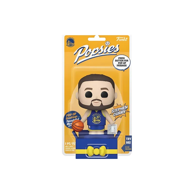 Funko NBA Warriors Stephen Curry Chibi Figures 7.6cm-1