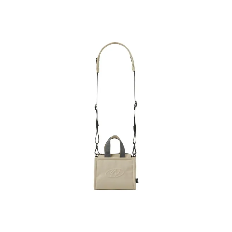 NERDY Polyester Handbag Shoulder Bag Crossbody Bag Mini Unisex Beige-1