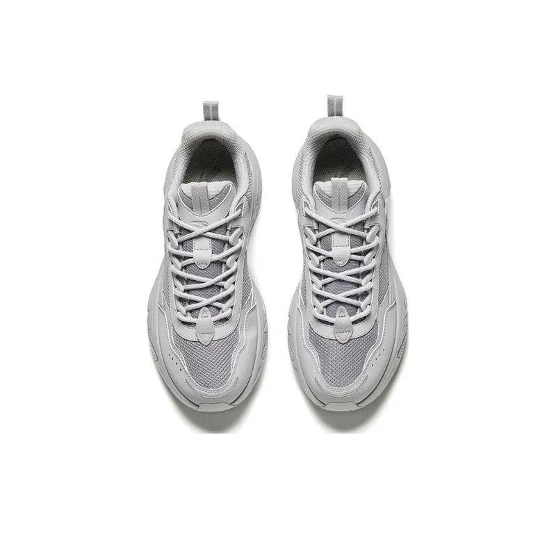 Anta Star Cushioning Breathable Low-Top Chunky Sneakers Men's Cloud Gray-2