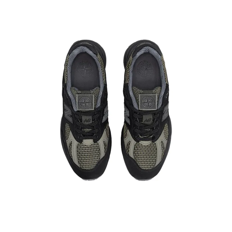 New Balance 991v2 MiUK Stone Island Black-3