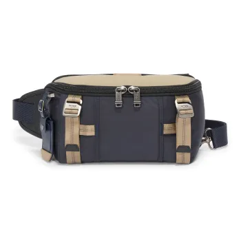 TUMI Nylon Sling Bag, Crossbody Bag, Shoulder Bag Men's Midnight Khaki