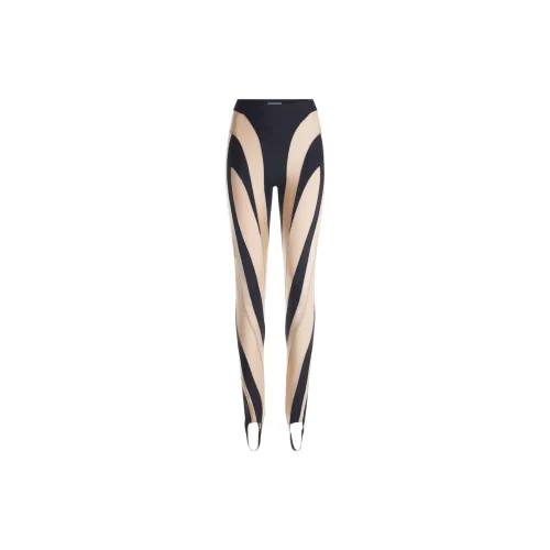 Mugler Leggings Women's Beige