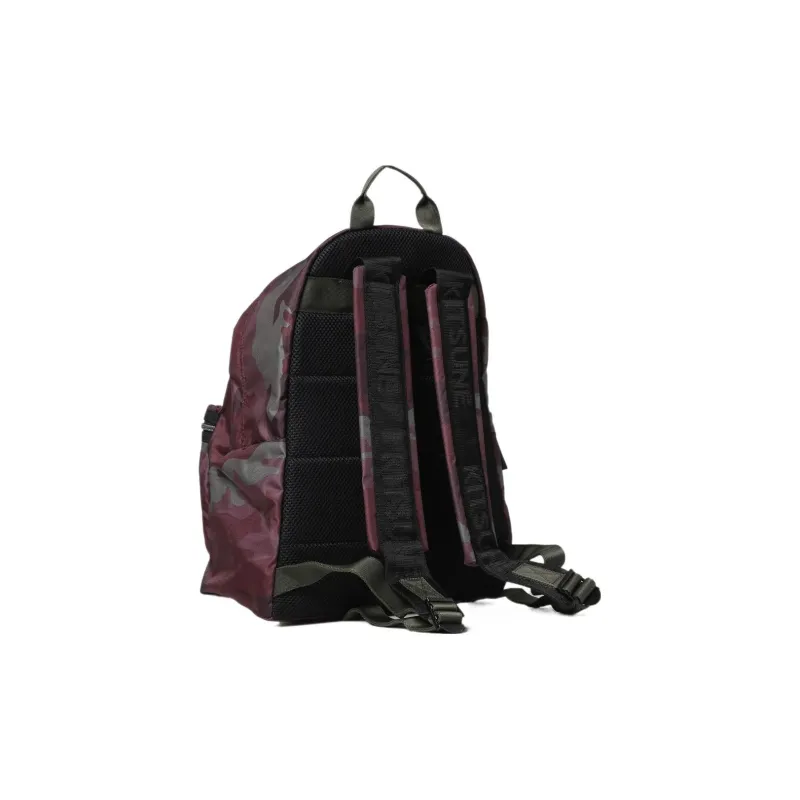 EASTPAK MAISON KITSUNE Collaboration Polyamide Backpack Regular Men's Burgundy/Dark Green-2