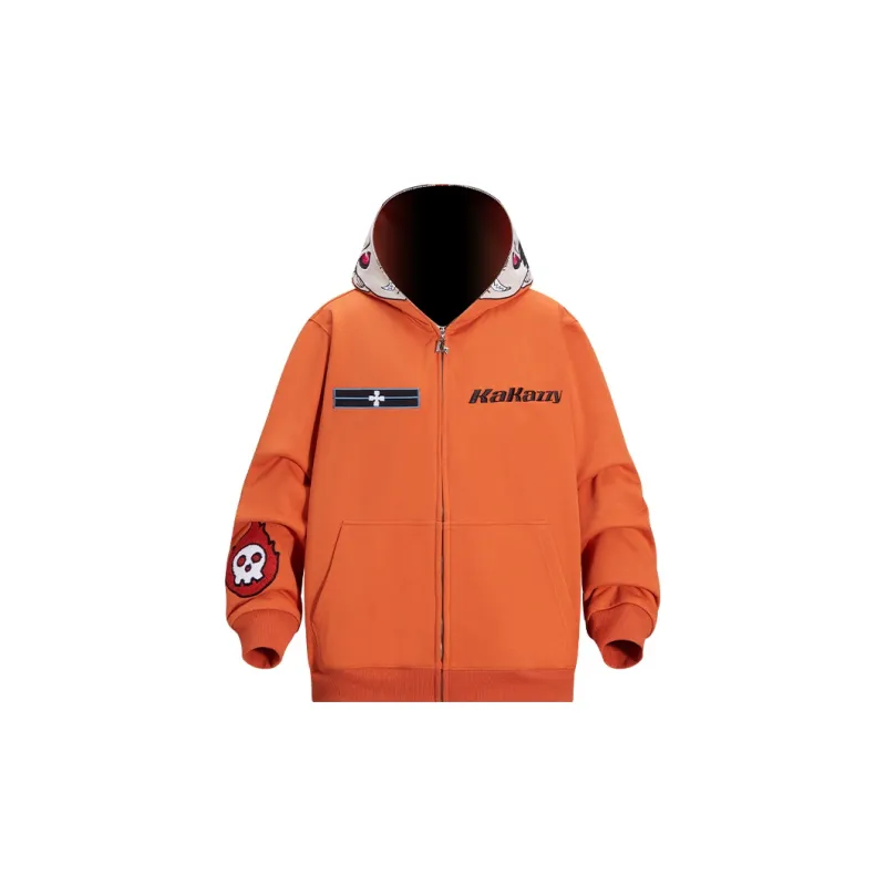 KAKAZZY Sweatshirts Unisex Orange-3