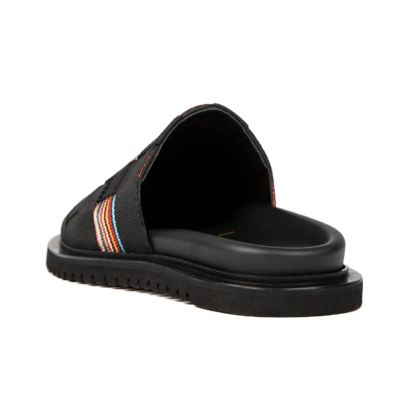 Paul Smith Rubber Sole Wrap-toe Slippers Men's Black-3