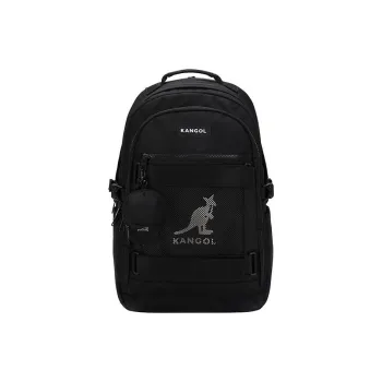 KANGOL Nylon Backpack Regular Unisex Black
