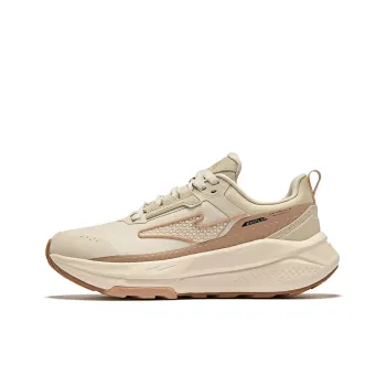 Erke Wild Cushioning Anti Slip Wear Resistant Breathability Low Top Running Shoes Women's Birch Wood Deer Brown