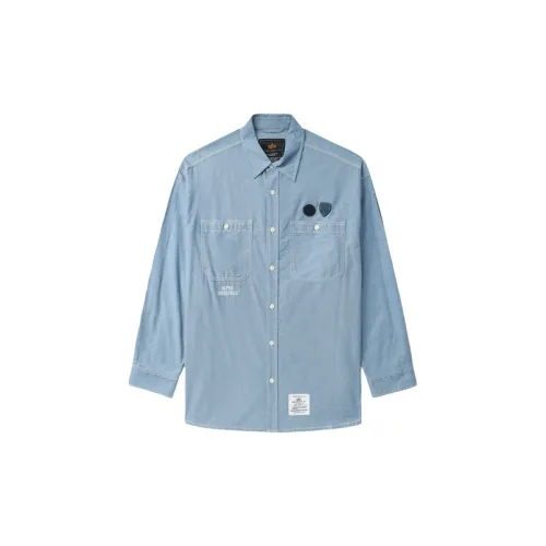 Alpha Industries Shirts Unisex BLL/Blue