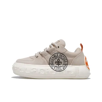 Palladium Paladin Low Top Skateboard Shoes Women's Beige Brown/white