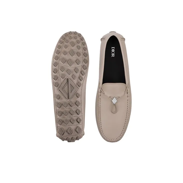 DIOR Men's Casual Shoes Men Low Top Beige-5