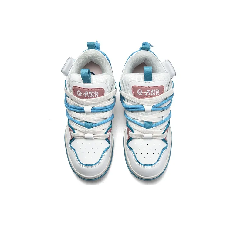 Q AND Anti Slip Wear Resistant Low Top Skateboard Shoes Unisex-11