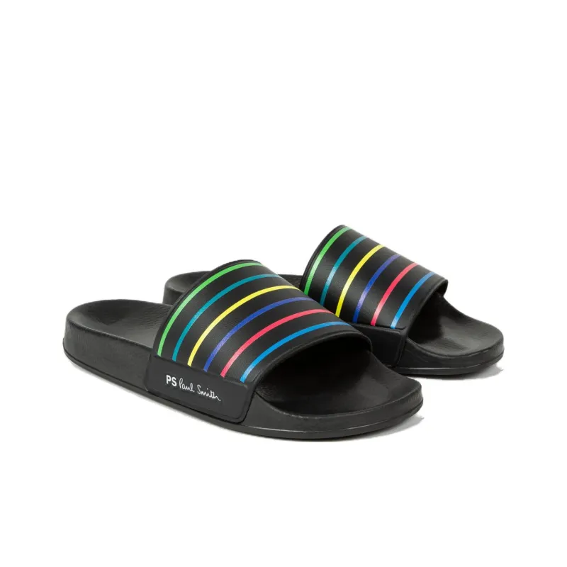 PS Paul Smith Stripe-print Sliders-1