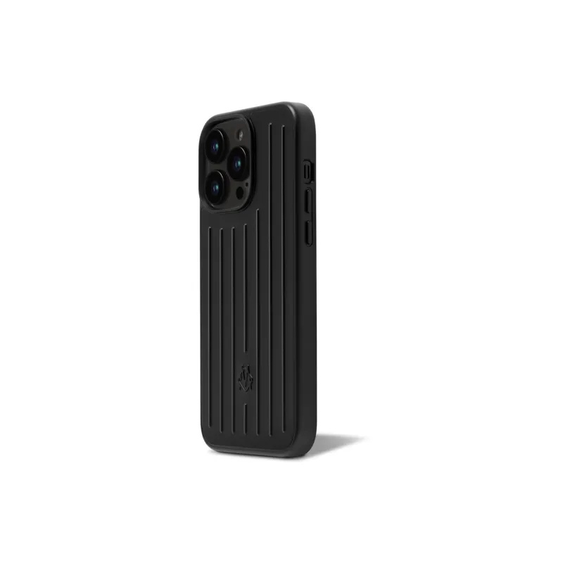 RIMOWA Aluminum Magnesium Alloy IPhone 15 Pro Max Cell Phone Case And Bag Merch Unisex Matte Black-1