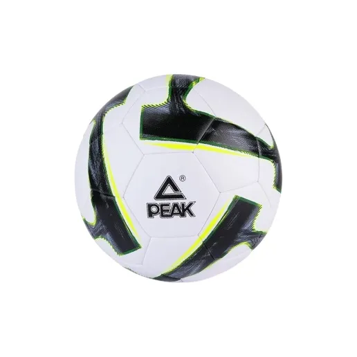 PEAK Size 5 Size 4 Ball Soccer PU Machine Stitched Soccer Ball Unisex White Gray-0
