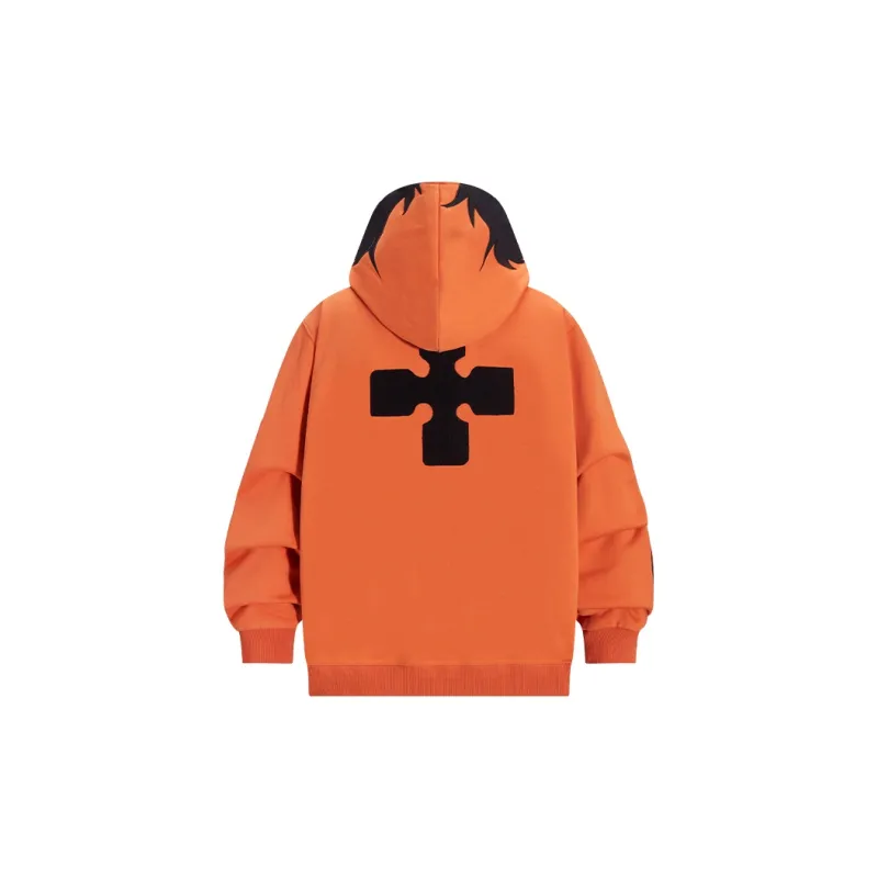 KAKAZZY Sweatshirts Unisex Orange-4