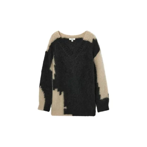 COS Sweaters Women's Dark Green Cream