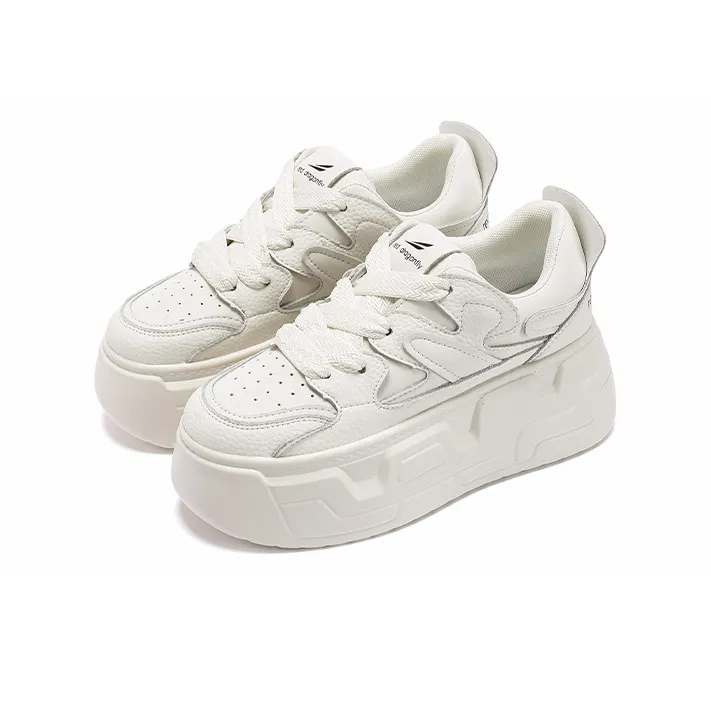 RED DRAGONFLY Height Increasing Low-Top Skateboard Shoes 6.5cm Women's-2