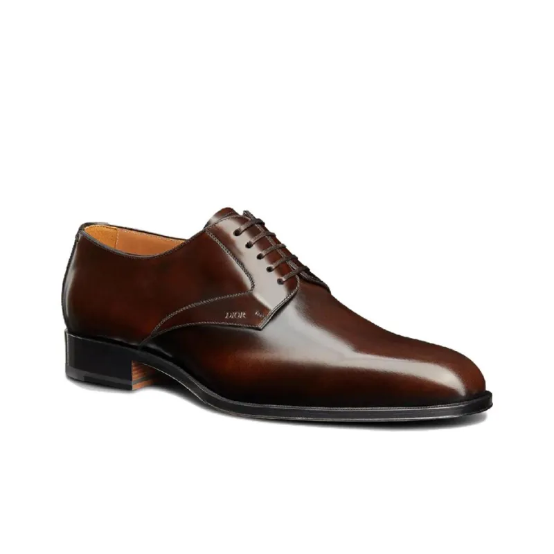 DIOR Dior Timeless Dress Shoes Men's Dark Brown-2