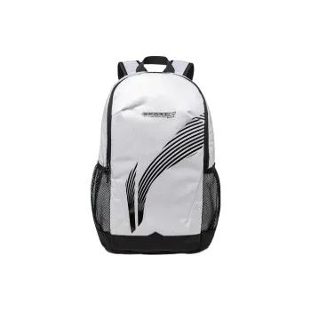 LiNing Fitness Series Polyester Student Backpack Regular Unisex White