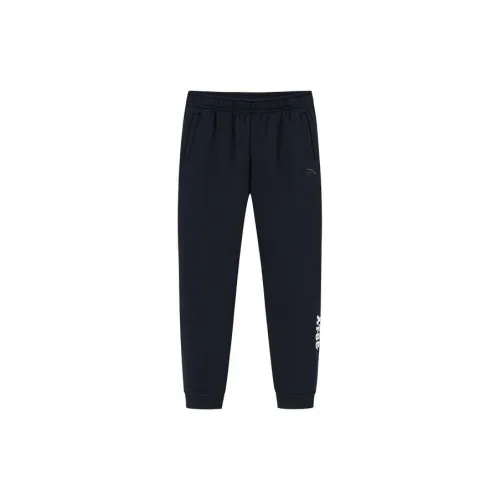 ANTA Life Collection Knitted Sweatpants Women's Black