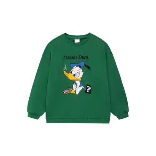 Disney X LINING Sweatshirts Women's Green Onion Green