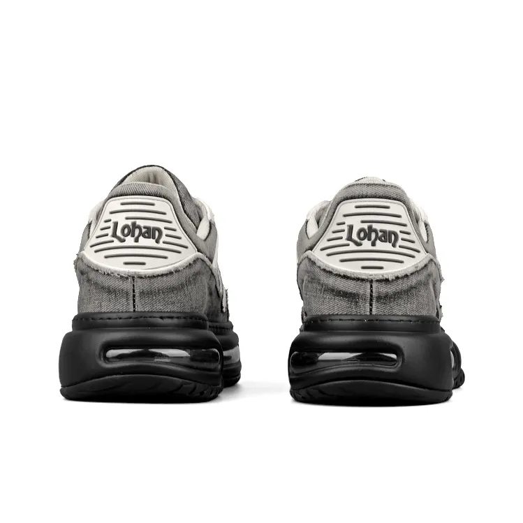 LOHAN·SIR Cushioning Anti-Slip Wear-Resistant Breathable Lightweight Height Increasing Low-Top Casual Shoes Men's-3