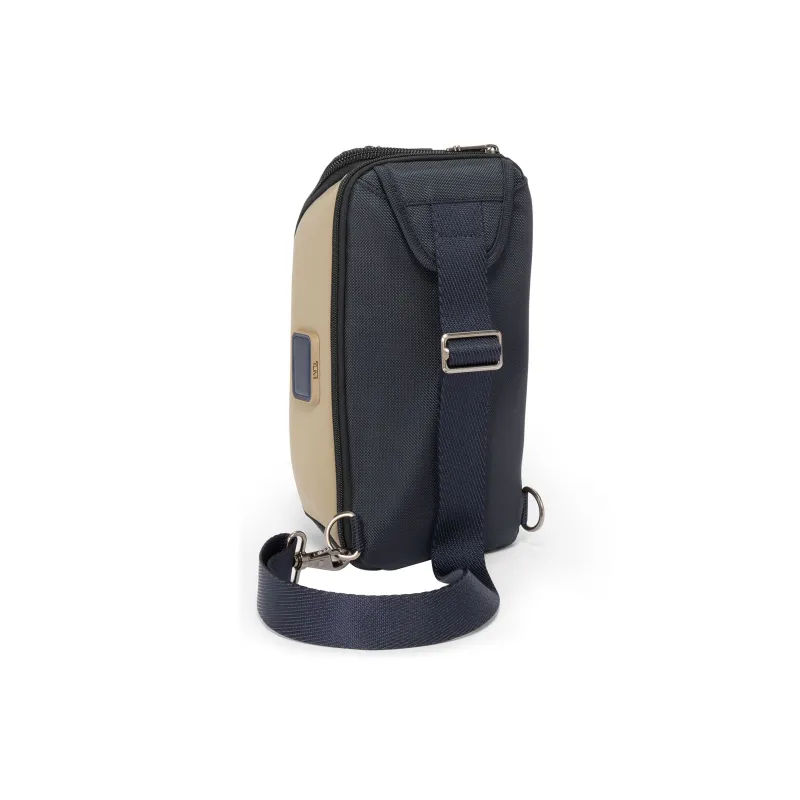 TUMI Nylon Sling Bag, Crossbody Bag, Shoulder Bag Men's Midnight Khaki-4