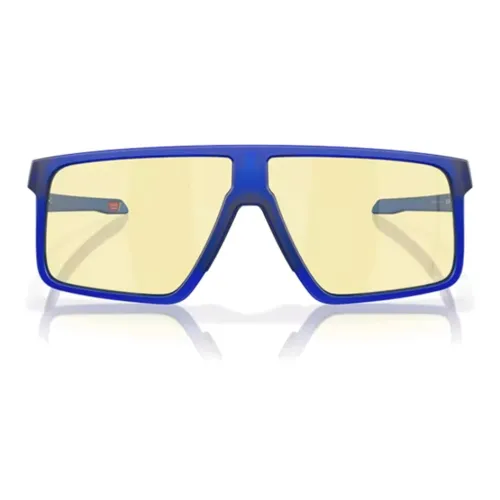 Oakley Injection Molded Irregular Shape Sunglasses Unisex Blue